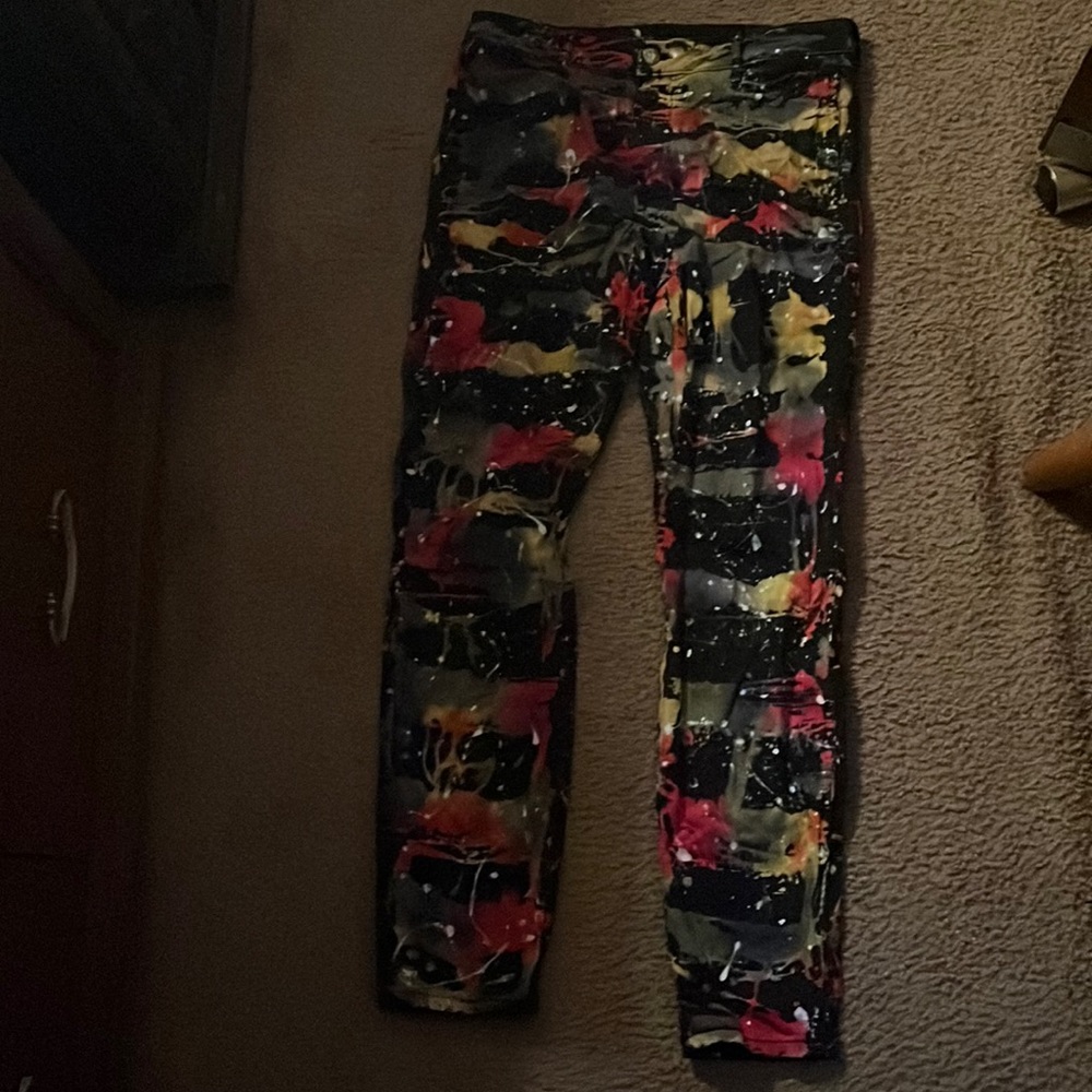 Painted jeans size 30